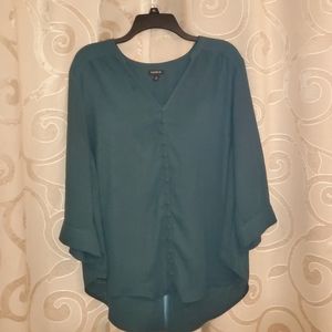 Torrid top, size 1, Green